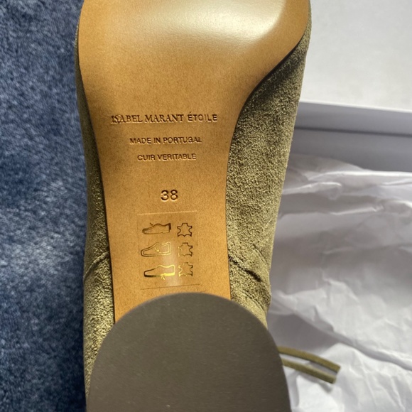 ISABEL MARANT ETOILE summer velvet boot size 7 - Picture 2 of 4
